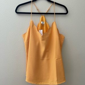 J. Crew scalloped cami top